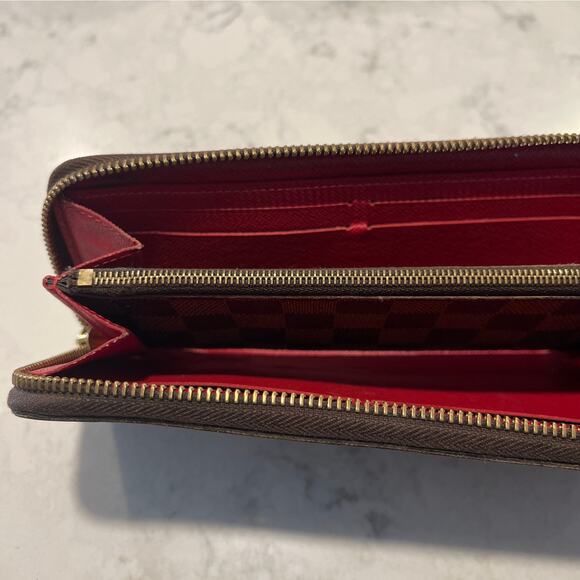Vintage Louis Vuitton Authentic‎ Damier Ebene Clemence Zippy Wallet - Picture 4 of 12